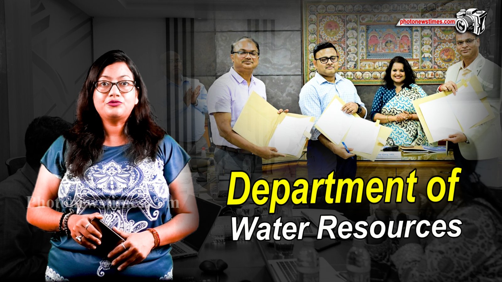 A Tri partite Mo U  Memorandum of understanding has been signed by the Department of Water Resources