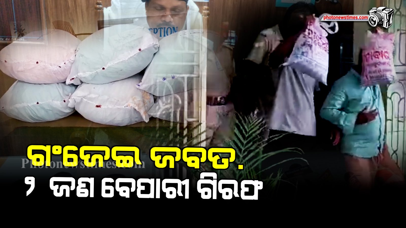 କୁଇଣ୍ଟାଲ ଗଂଜେଇ ଜବତ  ୨ ଜଣ ବେପାରୀ ଗିରଫ